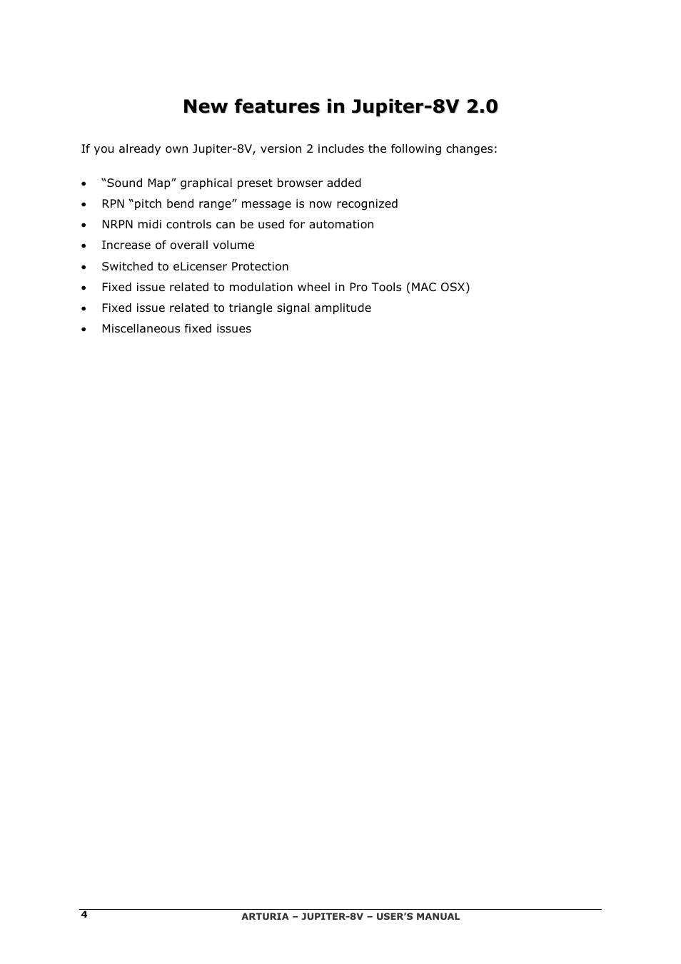 Arturia JUPITER-8V 2 User Manual | Page 4 / 125