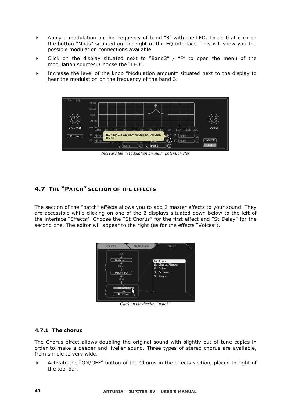 Arturia JUPITER-8V 2 User Manual | Page 40 / 125