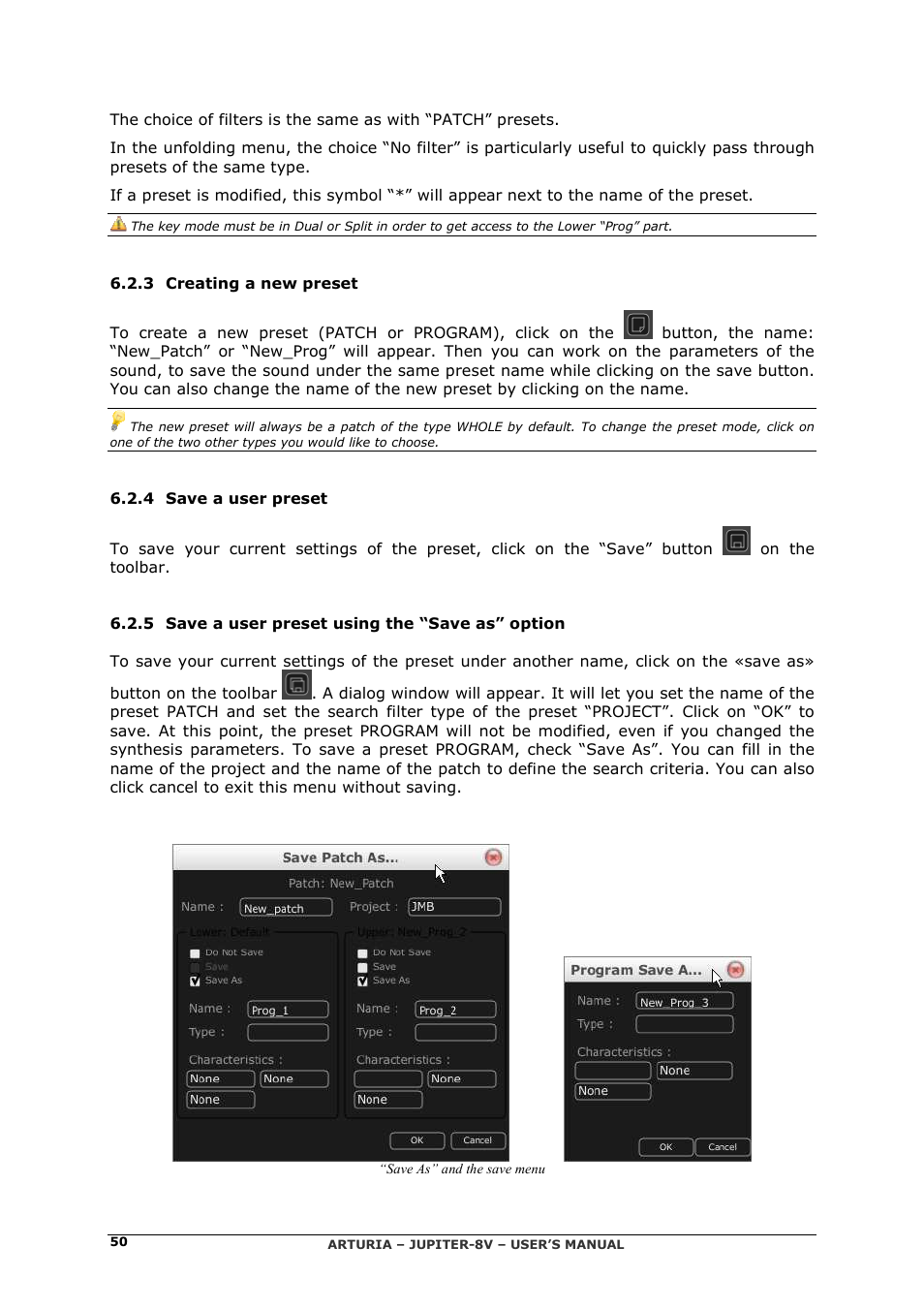 Arturia JUPITER-8V 2 User Manual | Page 50 / 125