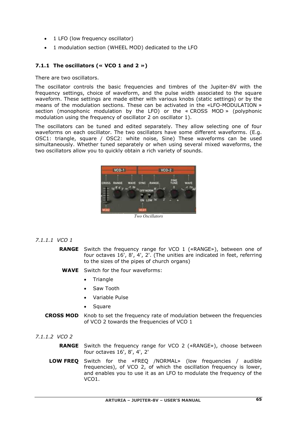 Arturia JUPITER-8V 2 User Manual | Page 65 / 125