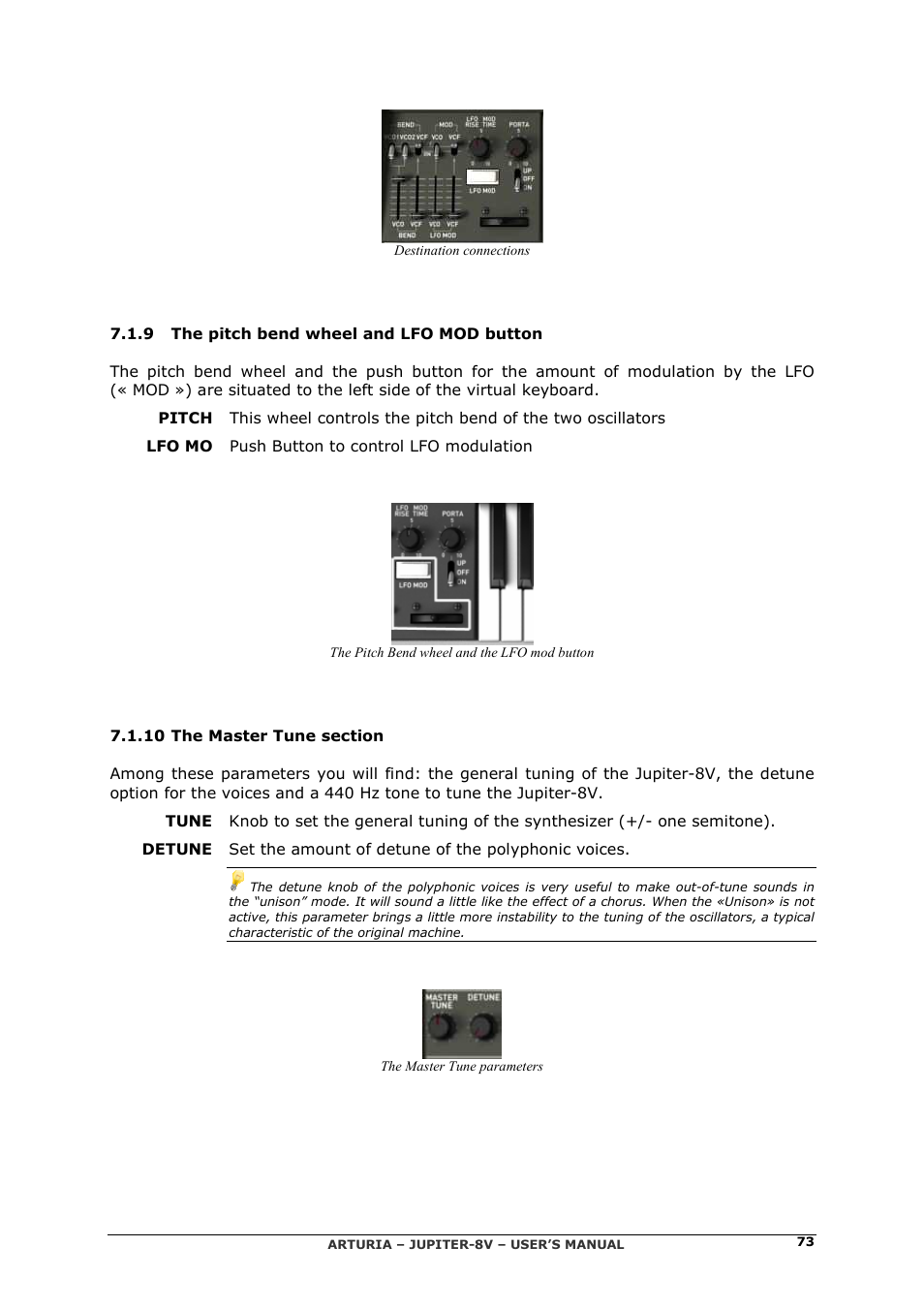 Arturia JUPITER-8V 2 User Manual | Page 73 / 125