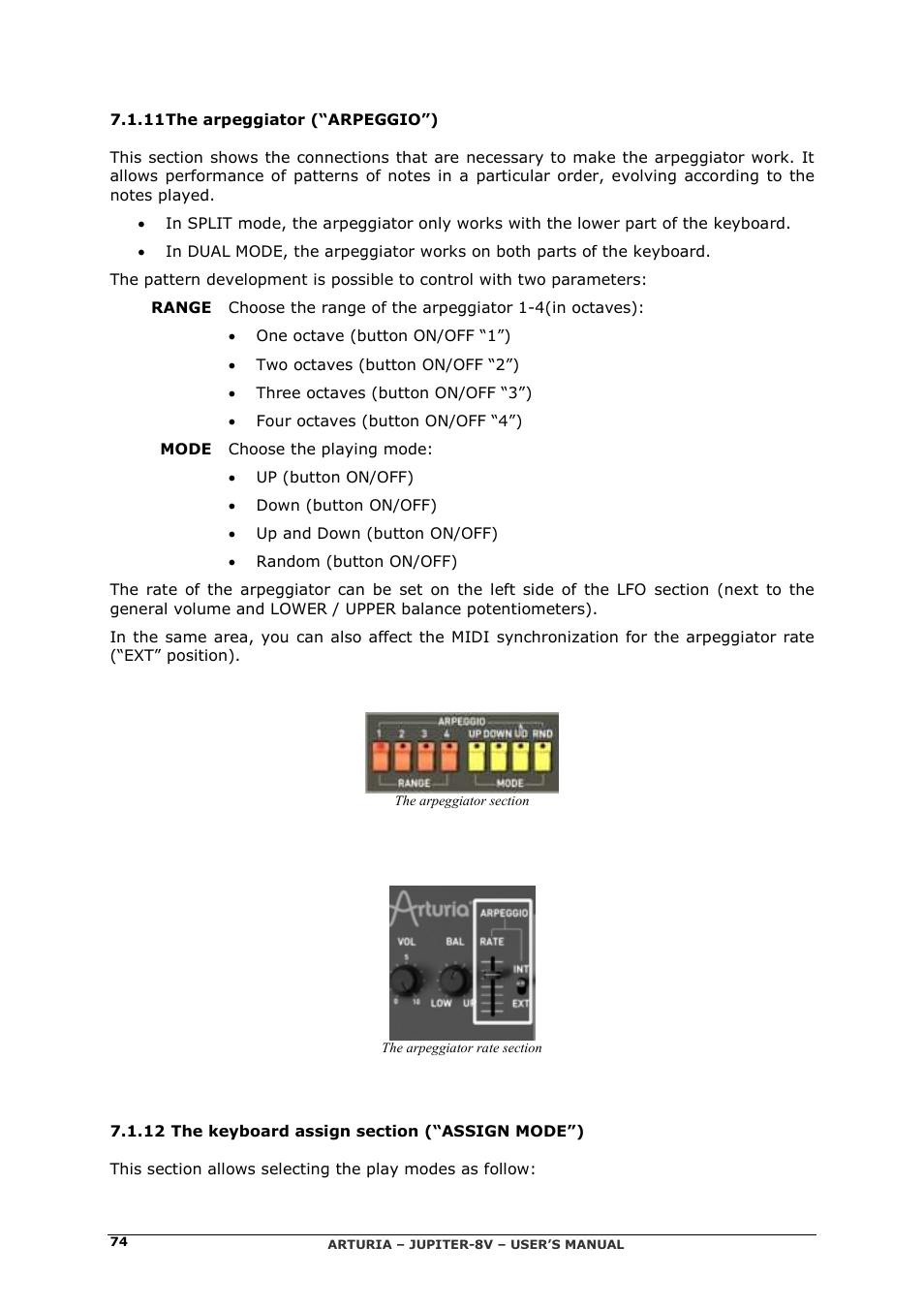 Arturia JUPITER-8V 2 User Manual | Page 74 / 125