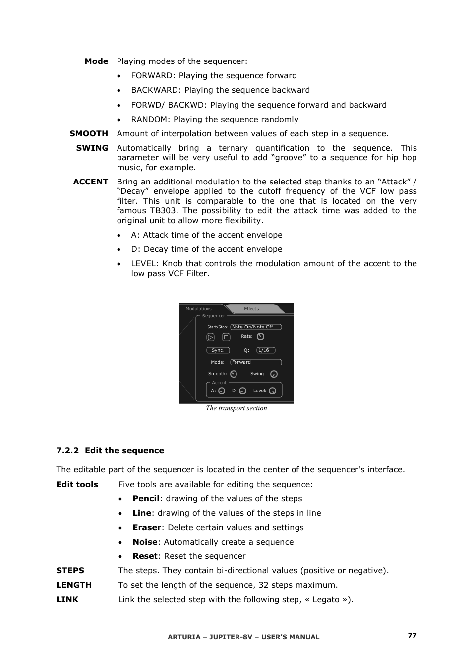 Arturia JUPITER-8V 2 User Manual | Page 77 / 125