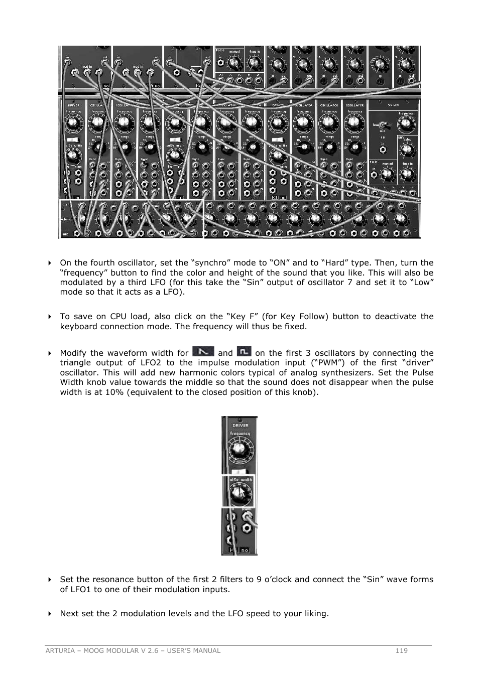 Arturia MOOG MODULAR 2.6 User Manual | Page 119 / 154
