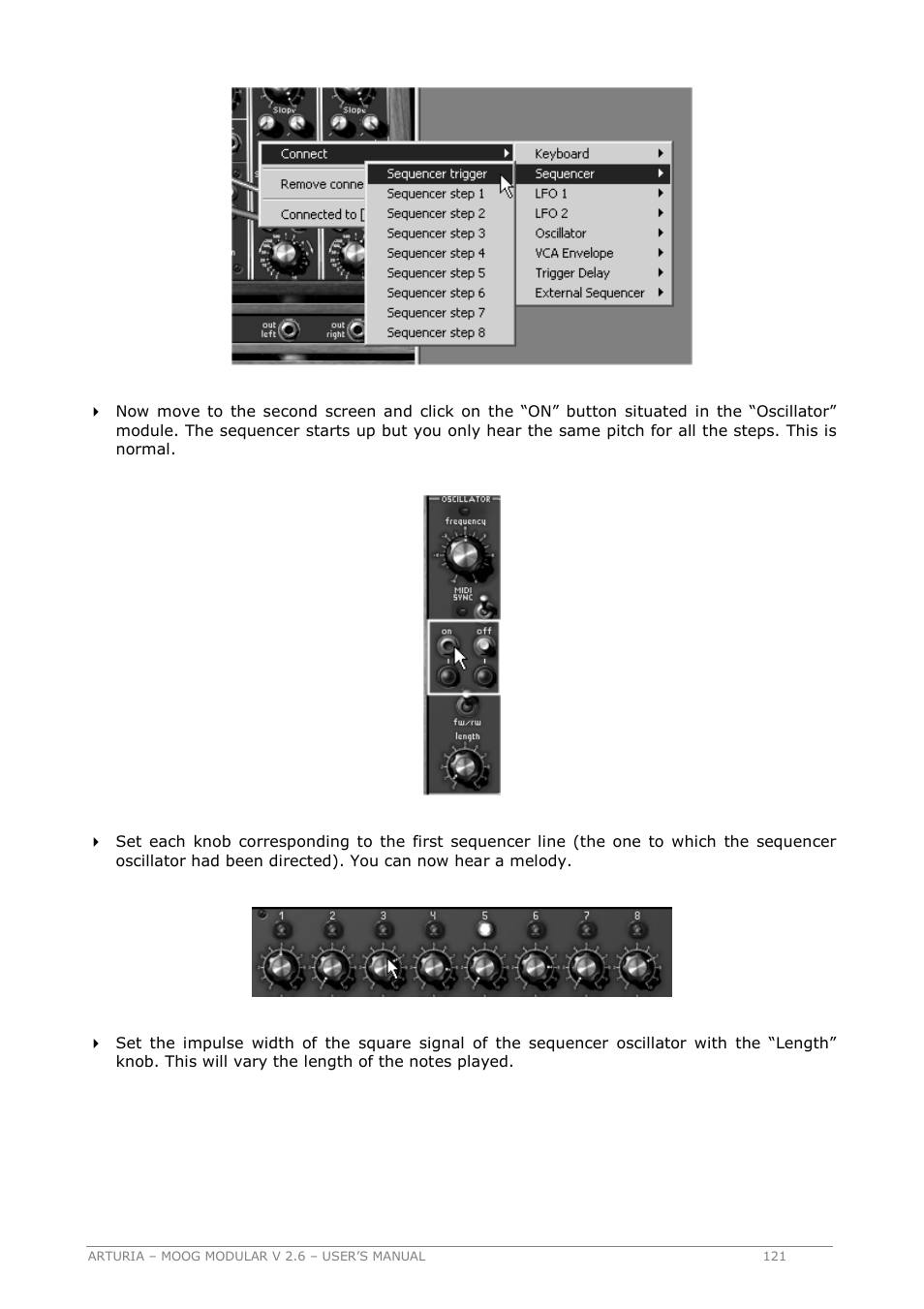 Arturia MOOG MODULAR 2.6 User Manual | Page 121 / 154