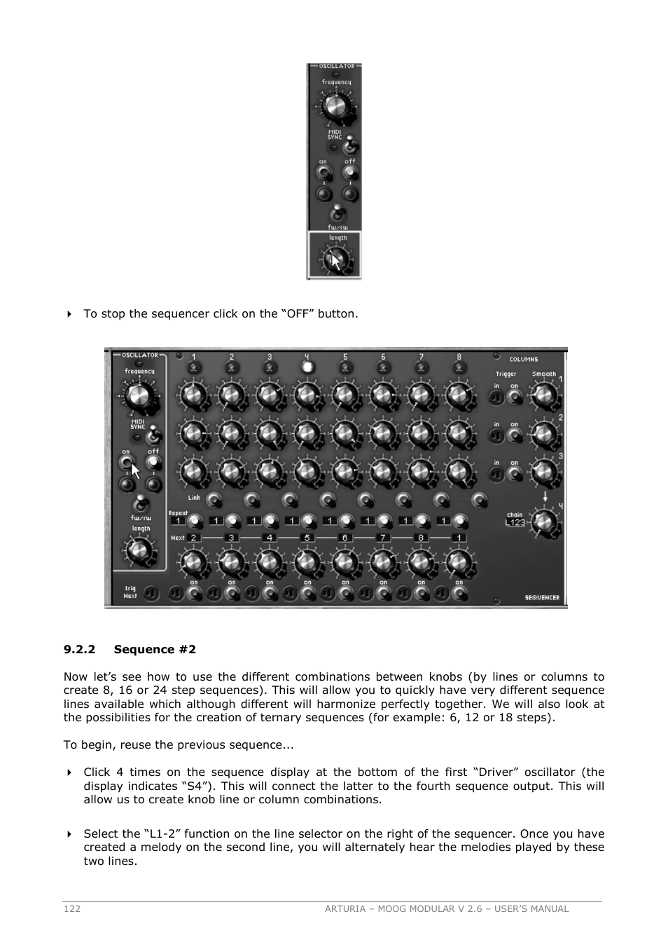 Arturia MOOG MODULAR 2.6 User Manual | Page 122 / 154