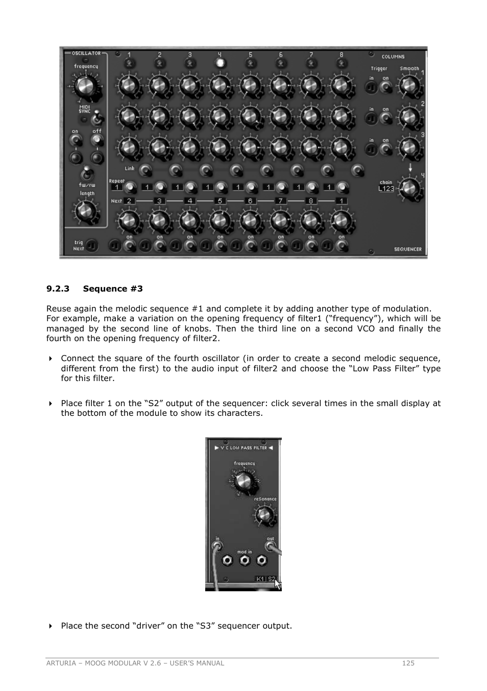 Arturia MOOG MODULAR 2.6 User Manual | Page 125 / 154