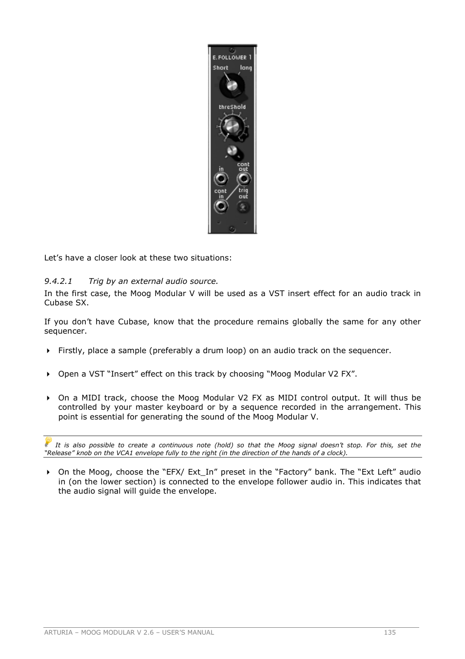 Arturia MOOG MODULAR 2.6 User Manual | Page 135 / 154