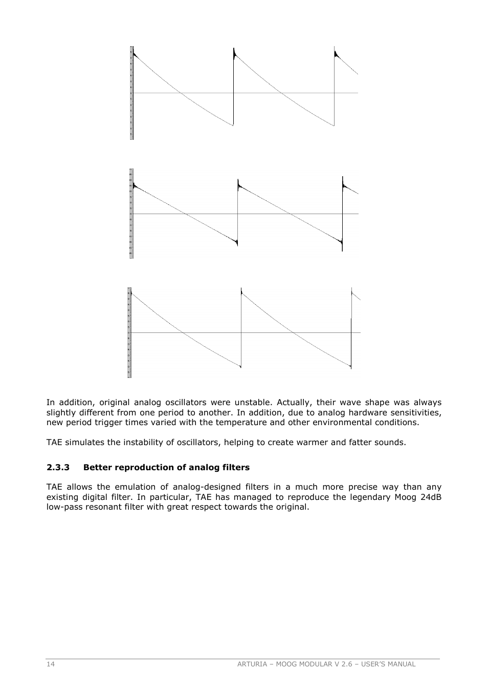 Arturia MOOG MODULAR 2.6 User Manual | Page 14 / 154
