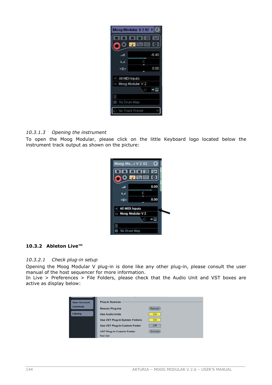 Arturia MOOG MODULAR 2.6 User Manual | Page 144 / 154