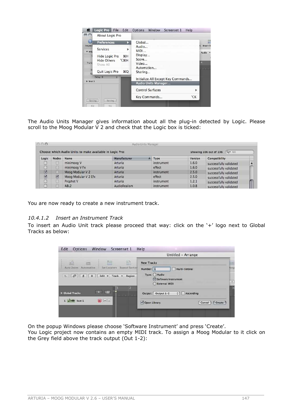 Arturia MOOG MODULAR 2.6 User Manual | Page 147 / 154