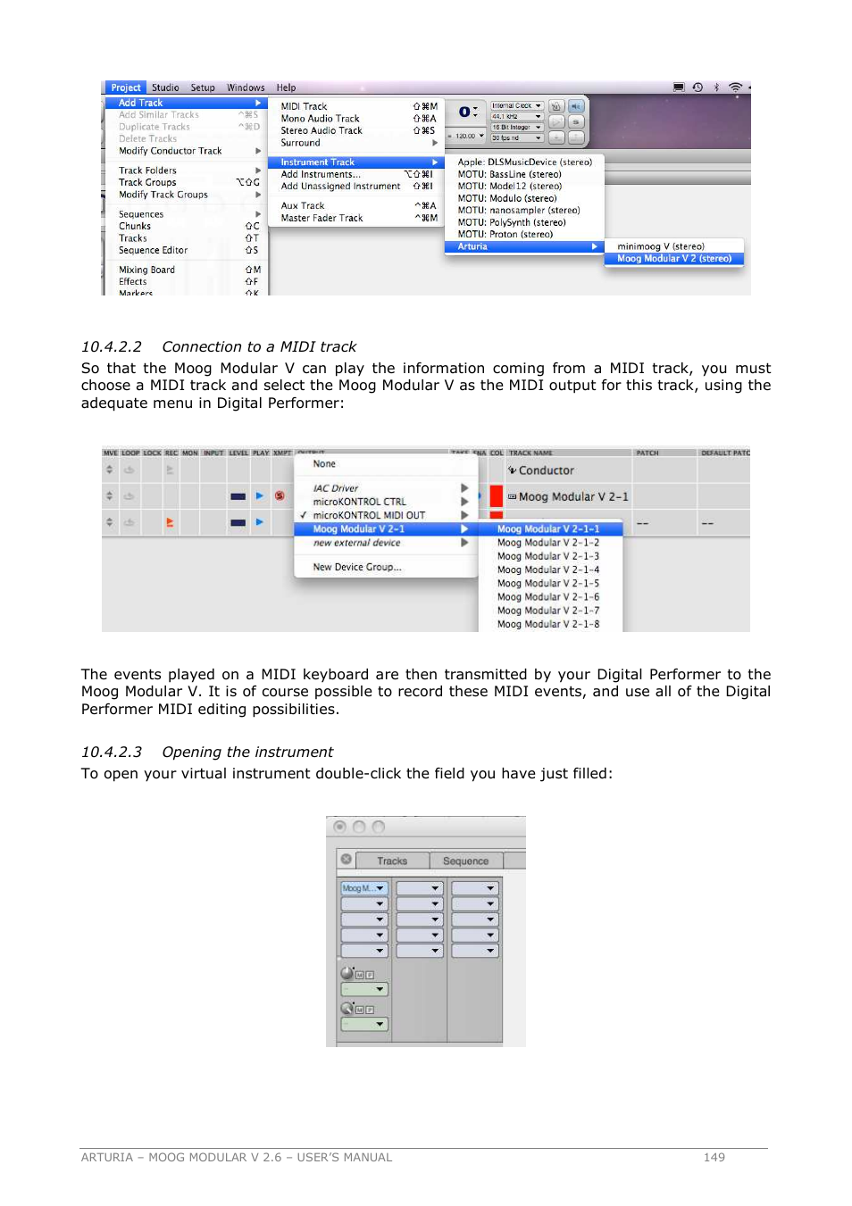 Arturia MOOG MODULAR 2.6 User Manual | Page 149 / 154