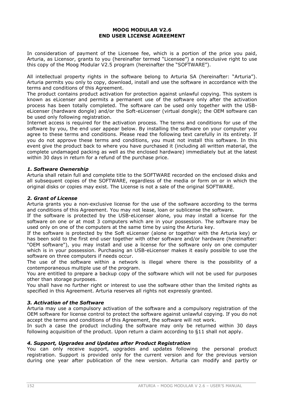 Arturia MOOG MODULAR 2.6 User Manual | Page 152 / 154