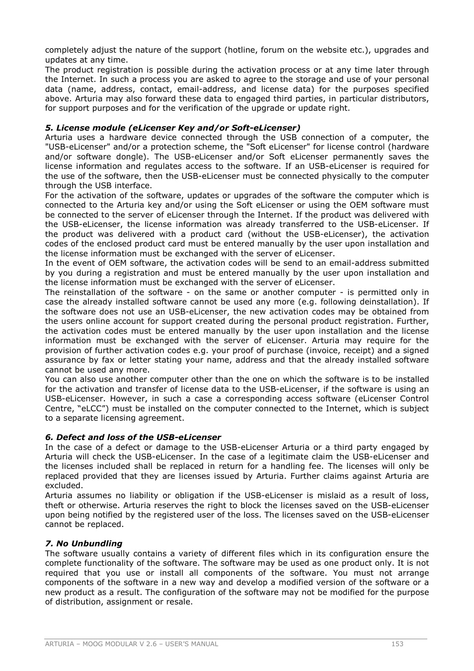 Arturia MOOG MODULAR 2.6 User Manual | Page 153 / 154