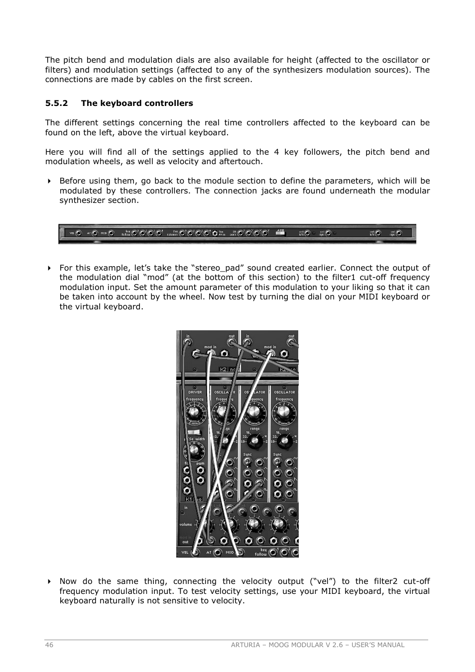 Arturia MOOG MODULAR 2.6 User Manual | Page 46 / 154