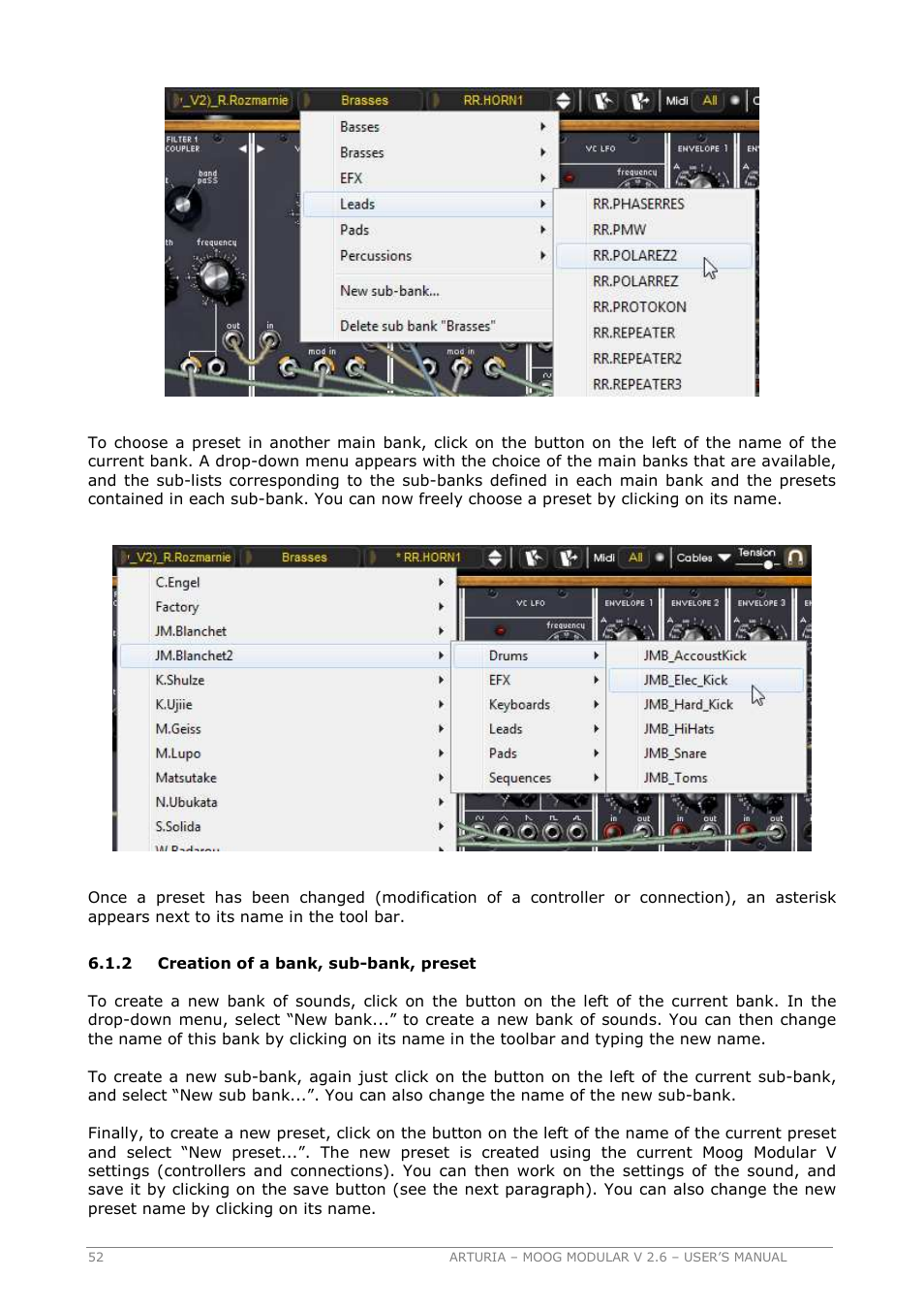 Arturia MOOG MODULAR 2.6 User Manual | Page 52 / 154