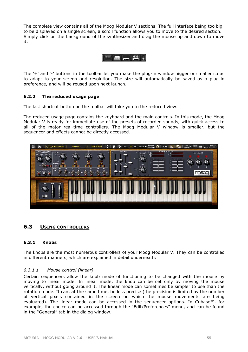 Arturia MOOG MODULAR 2.6 User Manual | Page 55 / 154