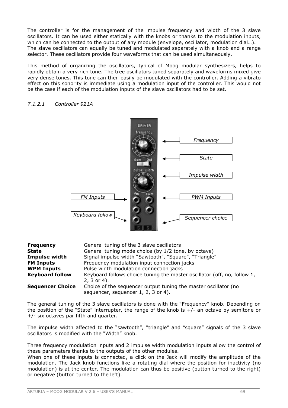 Arturia MOOG MODULAR 2.6 User Manual | Page 69 / 154