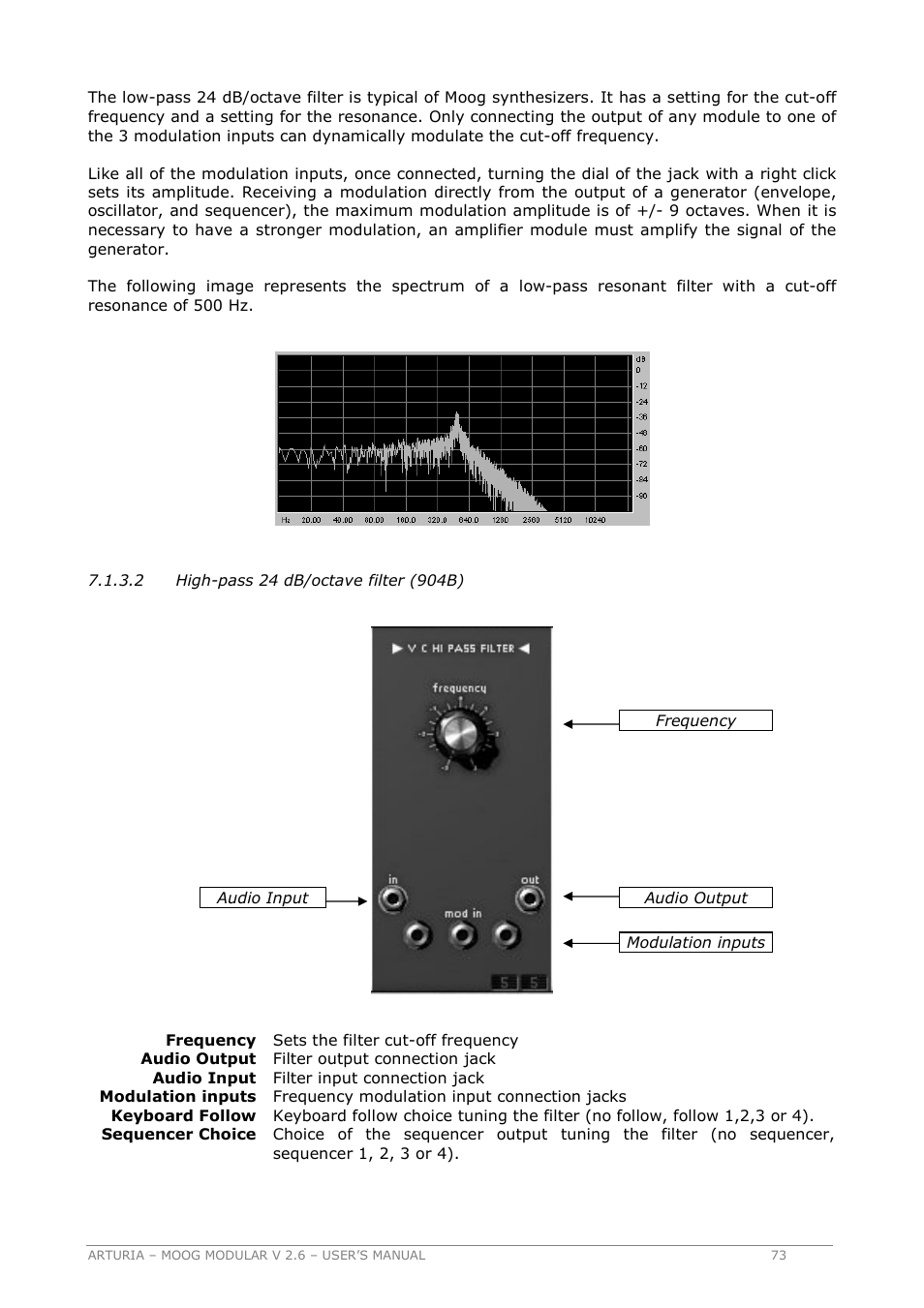 Arturia MOOG MODULAR 2.6 User Manual | Page 73 / 154