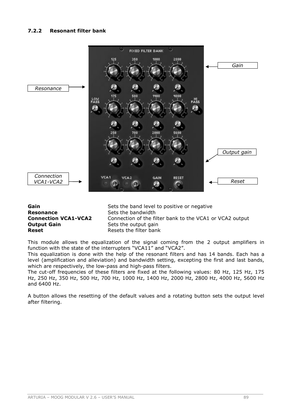 Arturia MOOG MODULAR 2.6 User Manual | Page 89 / 154