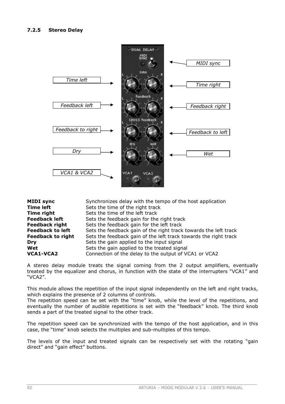 Arturia MOOG MODULAR 2.6 User Manual | Page 92 / 154
