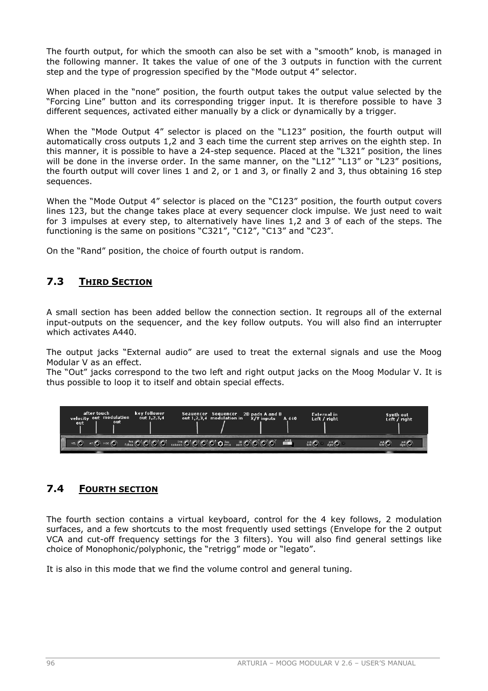 Arturia MOOG MODULAR 2.6 User Manual | Page 96 / 154