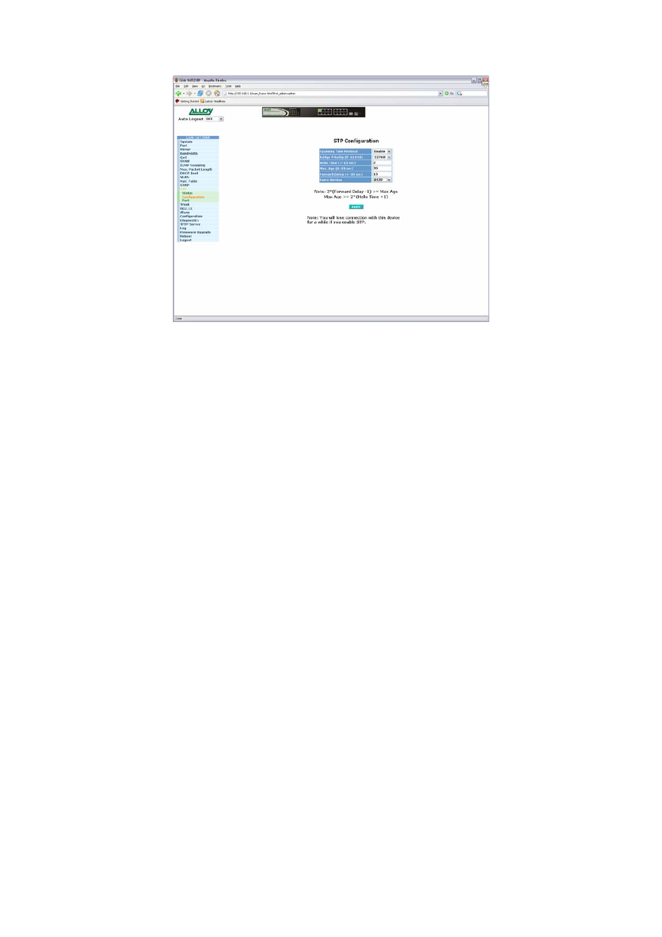 Alloy Computer Products GSM-8T16SFP User Manual | Page 85 / 235