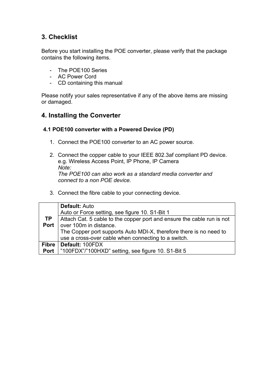 Alloy Computer Products POE100 Series User Manual | Page 3 / 9