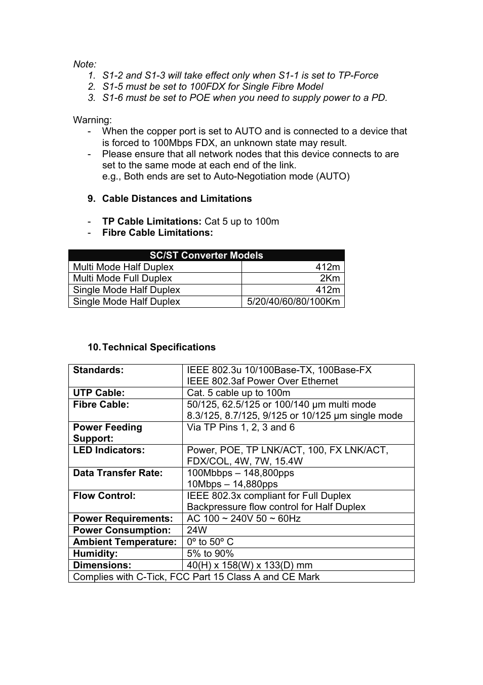 Alloy Computer Products POE100 Series User Manual | Page 9 / 9