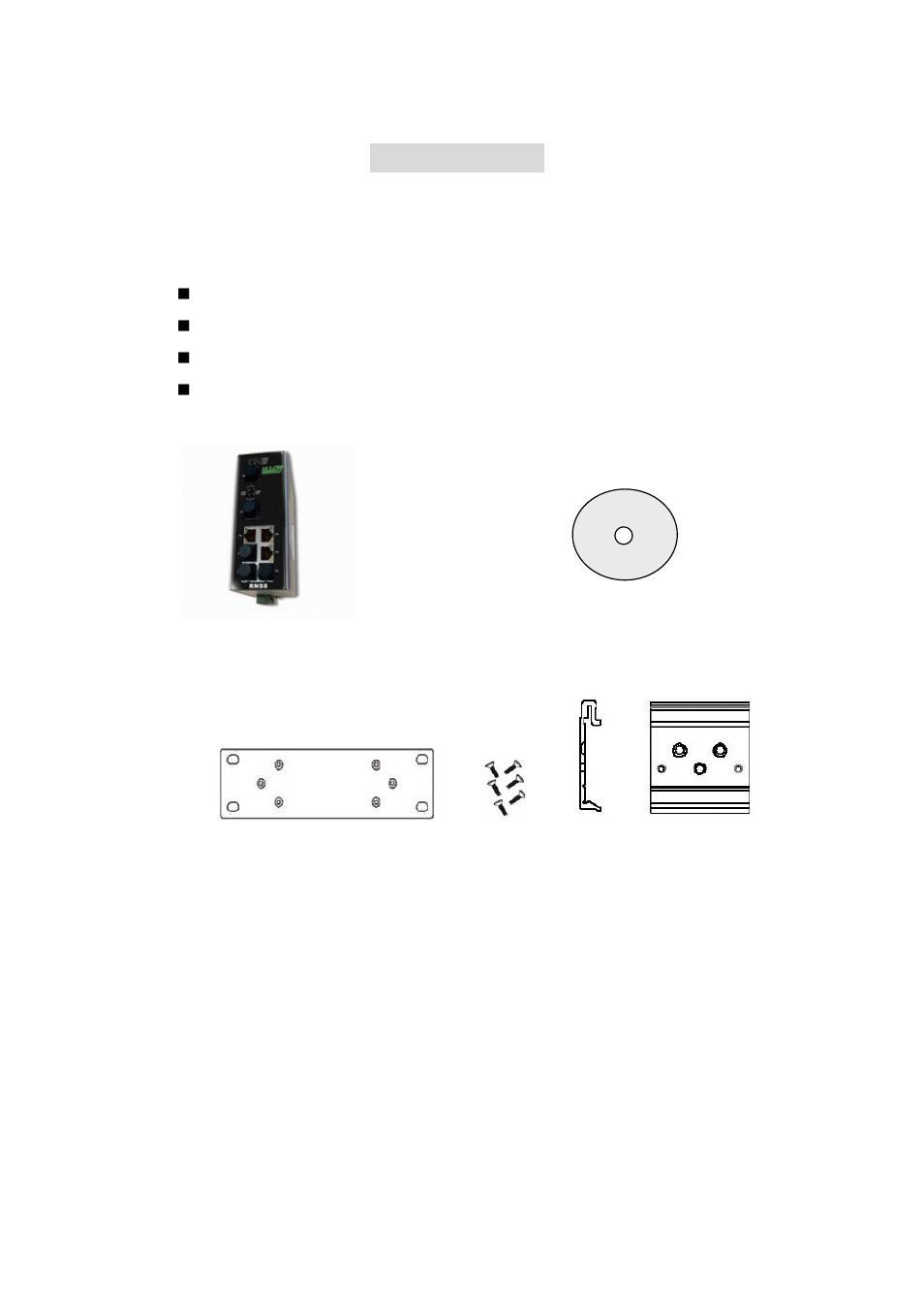 Package checklist | Alloy Computer Products RNS5 User Manual | Page 4 / 22