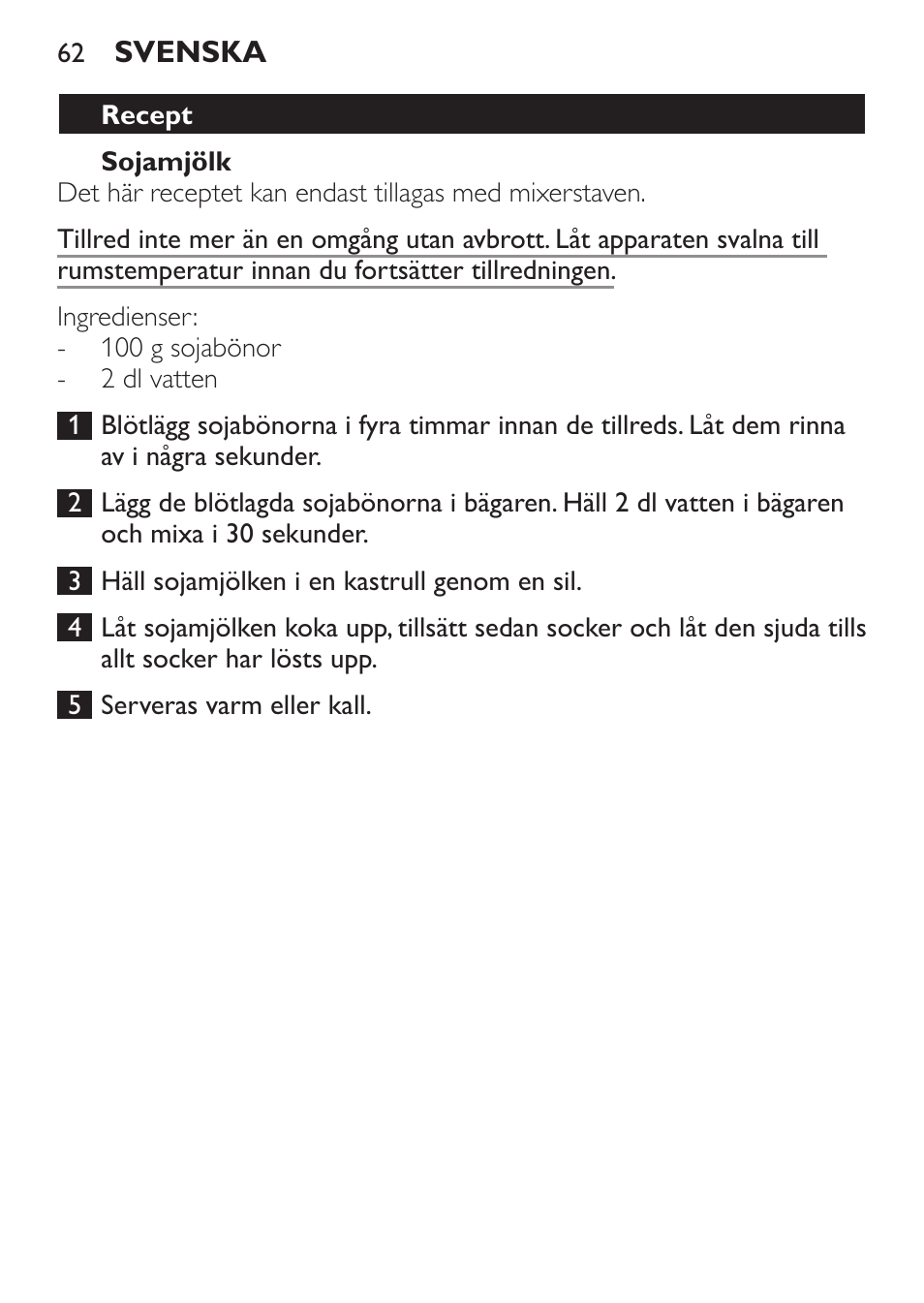 Philips Mixeur plongeant User Manual | Page 62 / 68