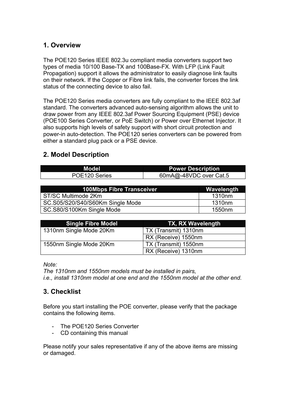 Alloy Computer Products POE120 Series User Manual | Page 2 / 9