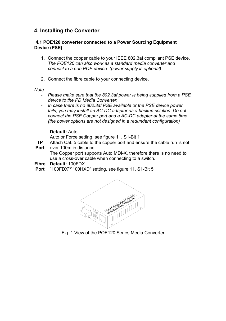 Alloy Computer Products POE120 Series User Manual | Page 3 / 9