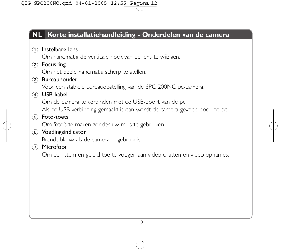 Philips Webcam User Manual | Page 12 / 22