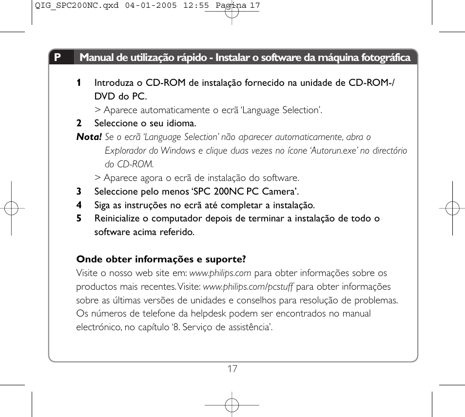 Philips Webcam User Manual | Page 17 / 22