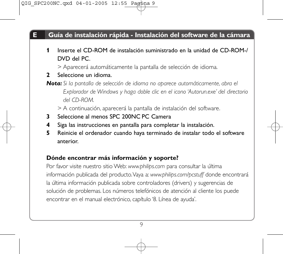 Philips Webcam User Manual | Page 9 / 22