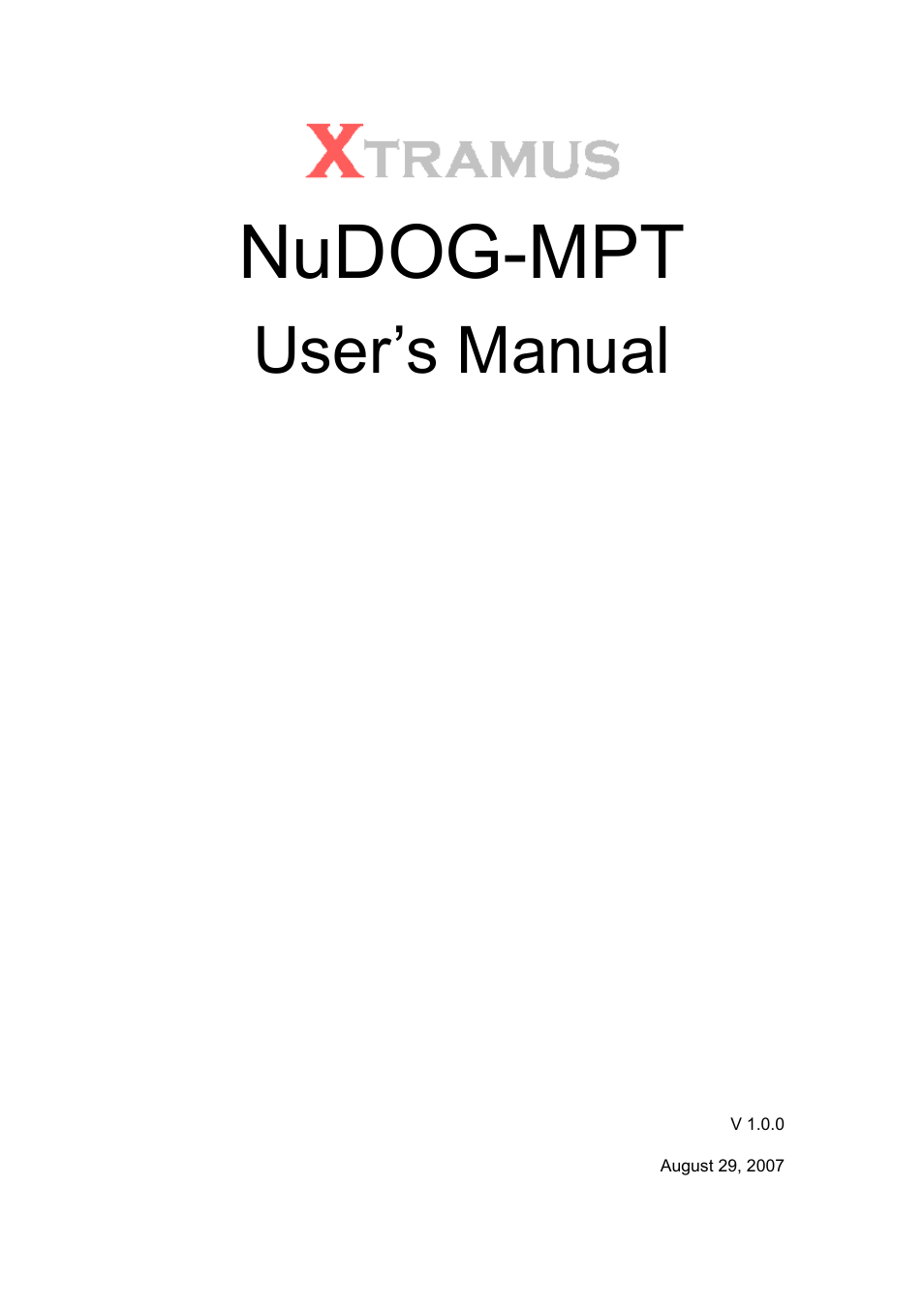 Alloy Computer Products Network Device NuDOG-MPT User Manual | 27 pages