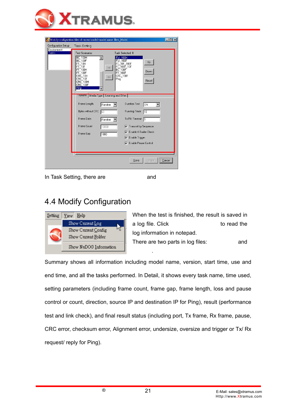 4 modify configuration | Alloy Computer Products Network Device NuDOG-MPT User Manual | Page 24 / 27