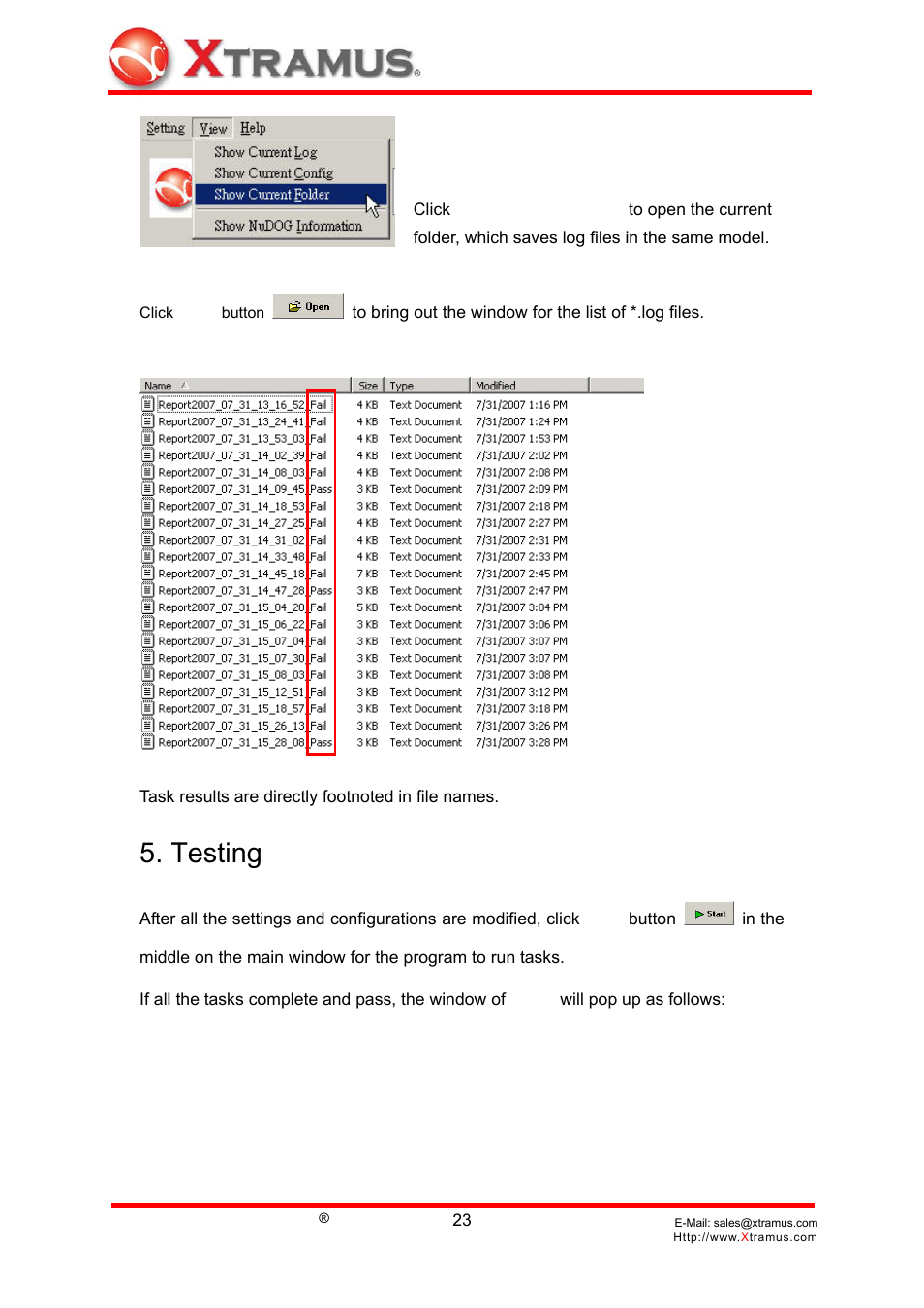 Testing | Alloy Computer Products Network Device NuDOG-MPT User Manual | Page 26 / 27