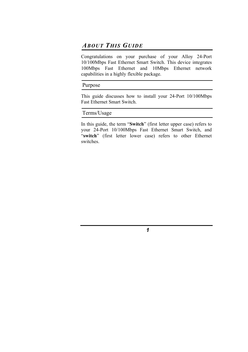 Alloy Computer Products NS-24T01FS User Manual | Page 7 / 39