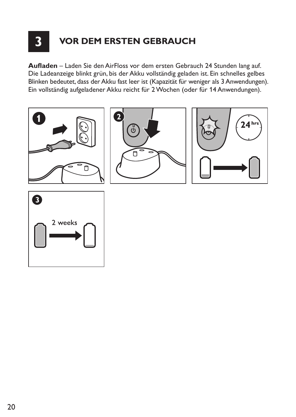 Philips Sonicare AirFloss Micro-jet Interdentaire User Manual | Page 20 / 64