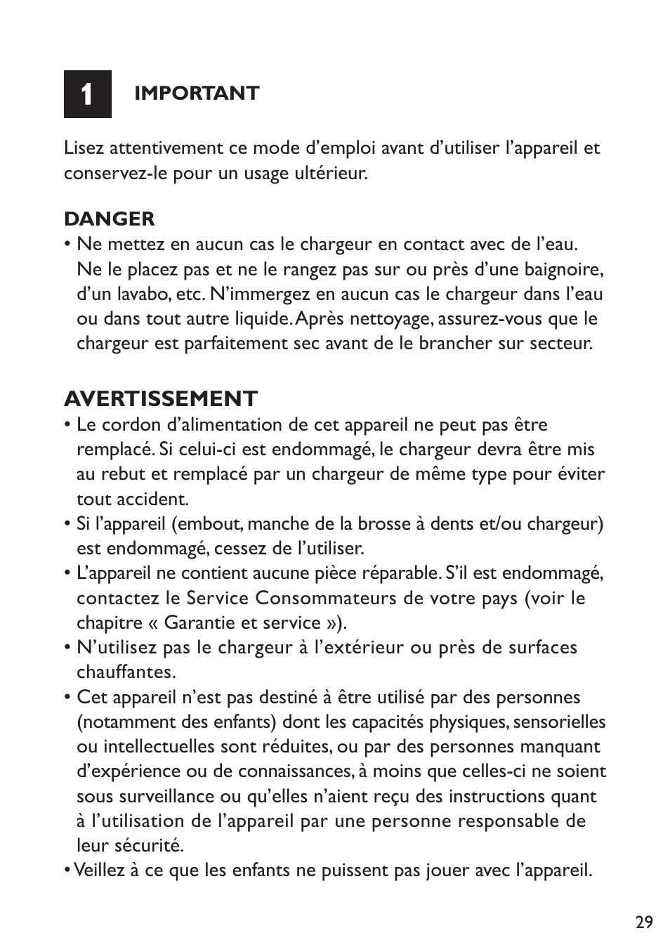 Philips Sonicare AirFloss Micro-jet Interdentaire User Manual | Page 29 / 64