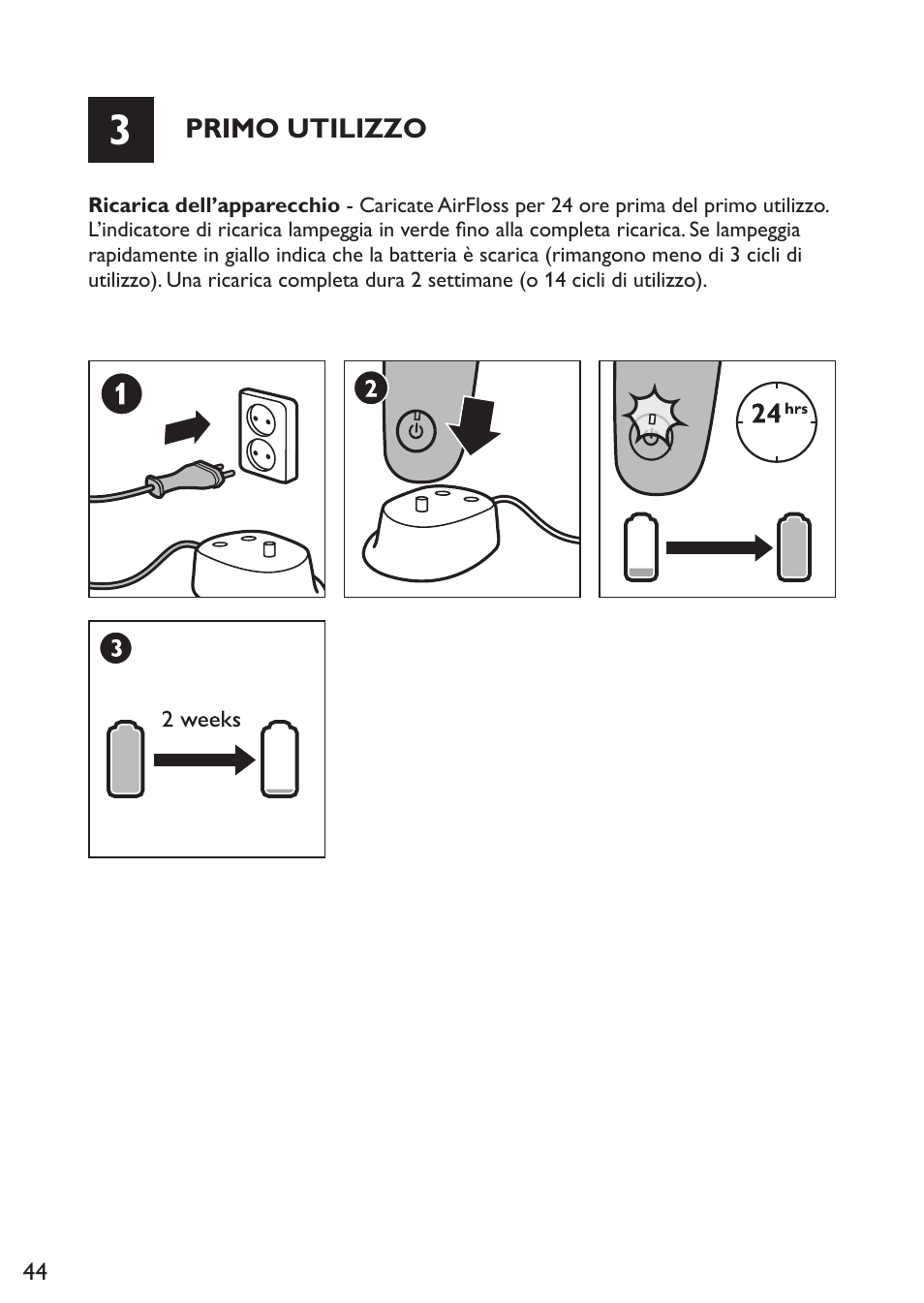 Philips Sonicare AirFloss Micro-jet Interdentaire User Manual | Page 44 / 64