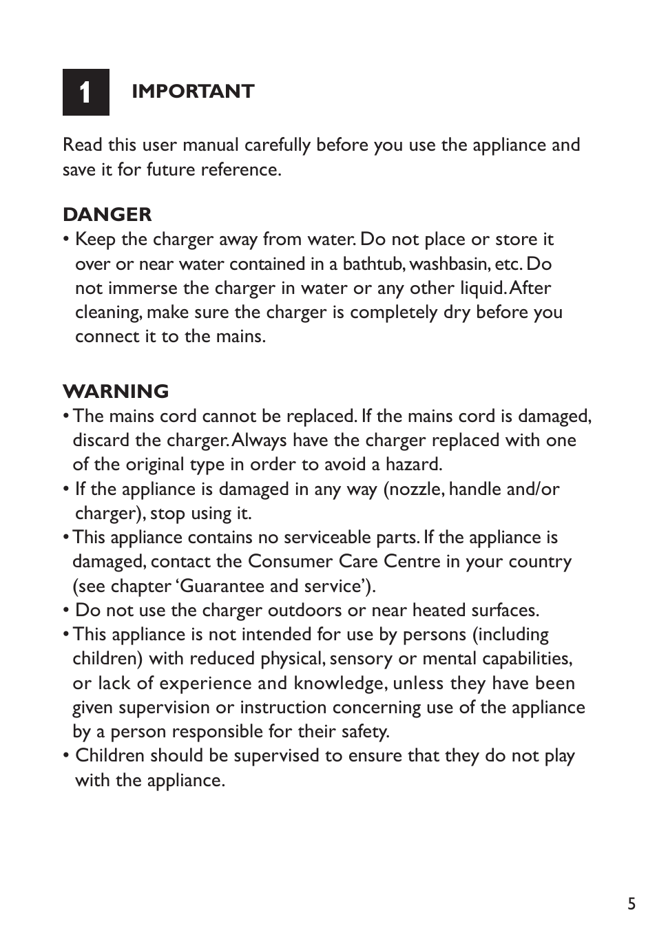 Philips Sonicare AirFloss Micro-jet Interdentaire User Manual | Page 5 / 64