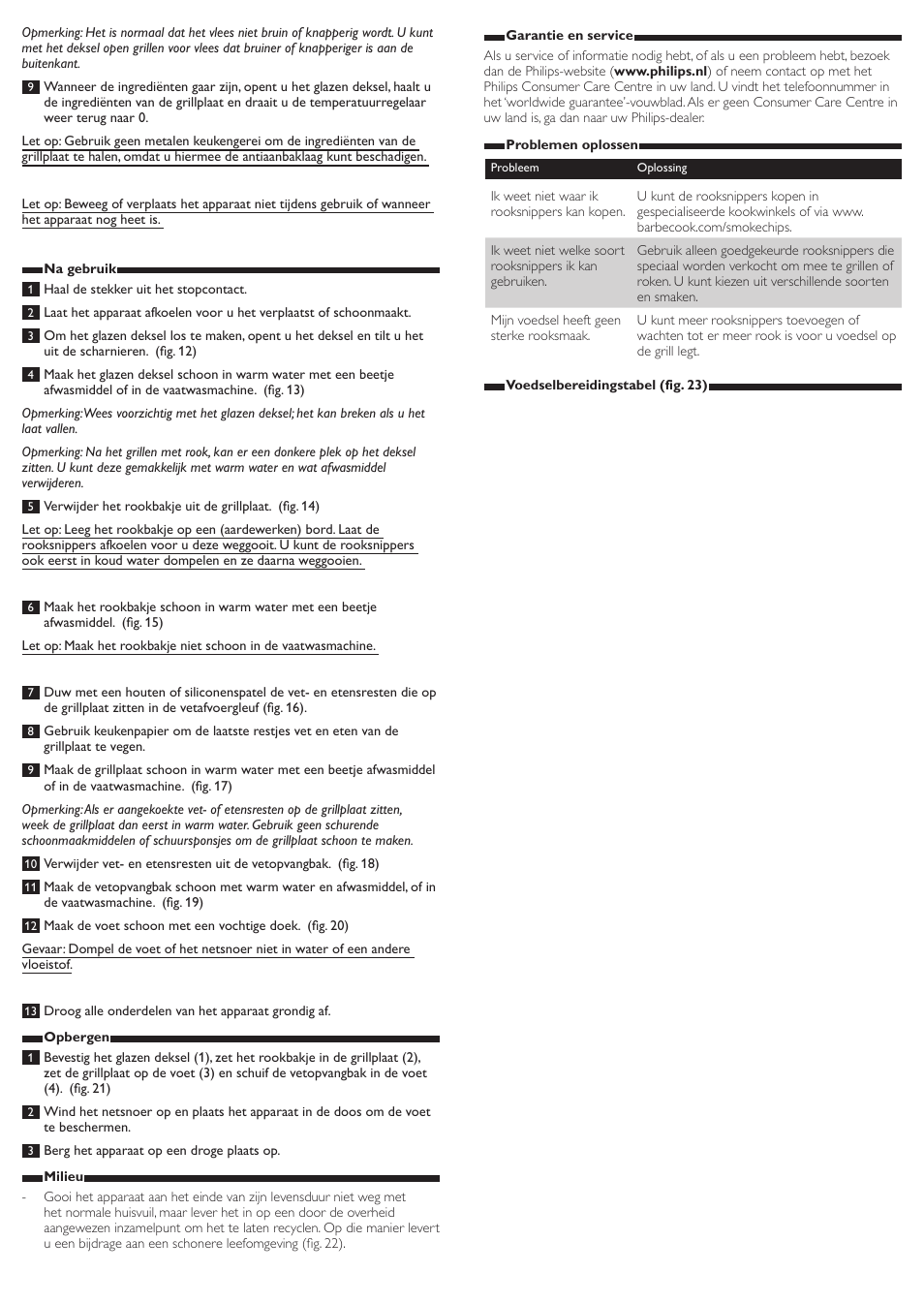 Philips Avance Collection Gril de table User Manual | Page 11 / 11
