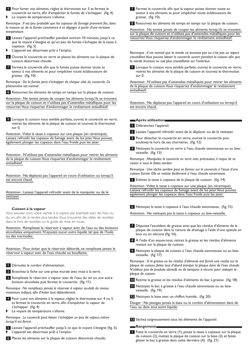 Philips Avance Collection Gril de table User Manual | Page 8 / 11
