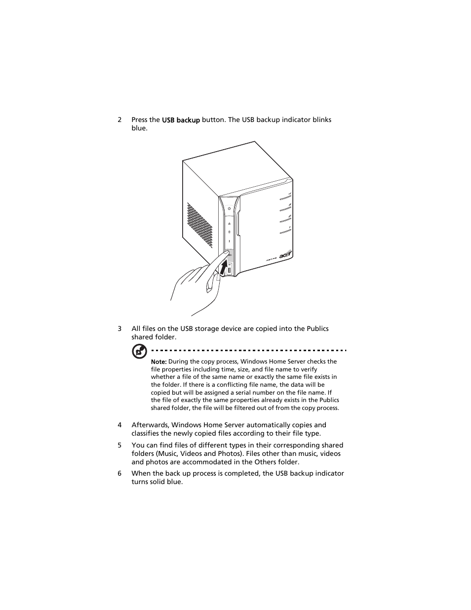 Acer Aspire easyStore H340 User Manual | Page 106 / 148
