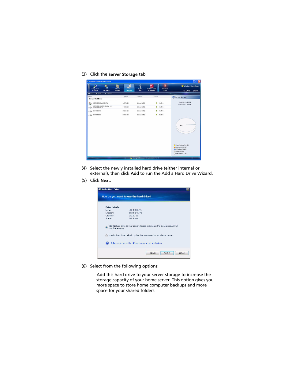 Acer Aspire easyStore H340 User Manual | Page 124 / 148