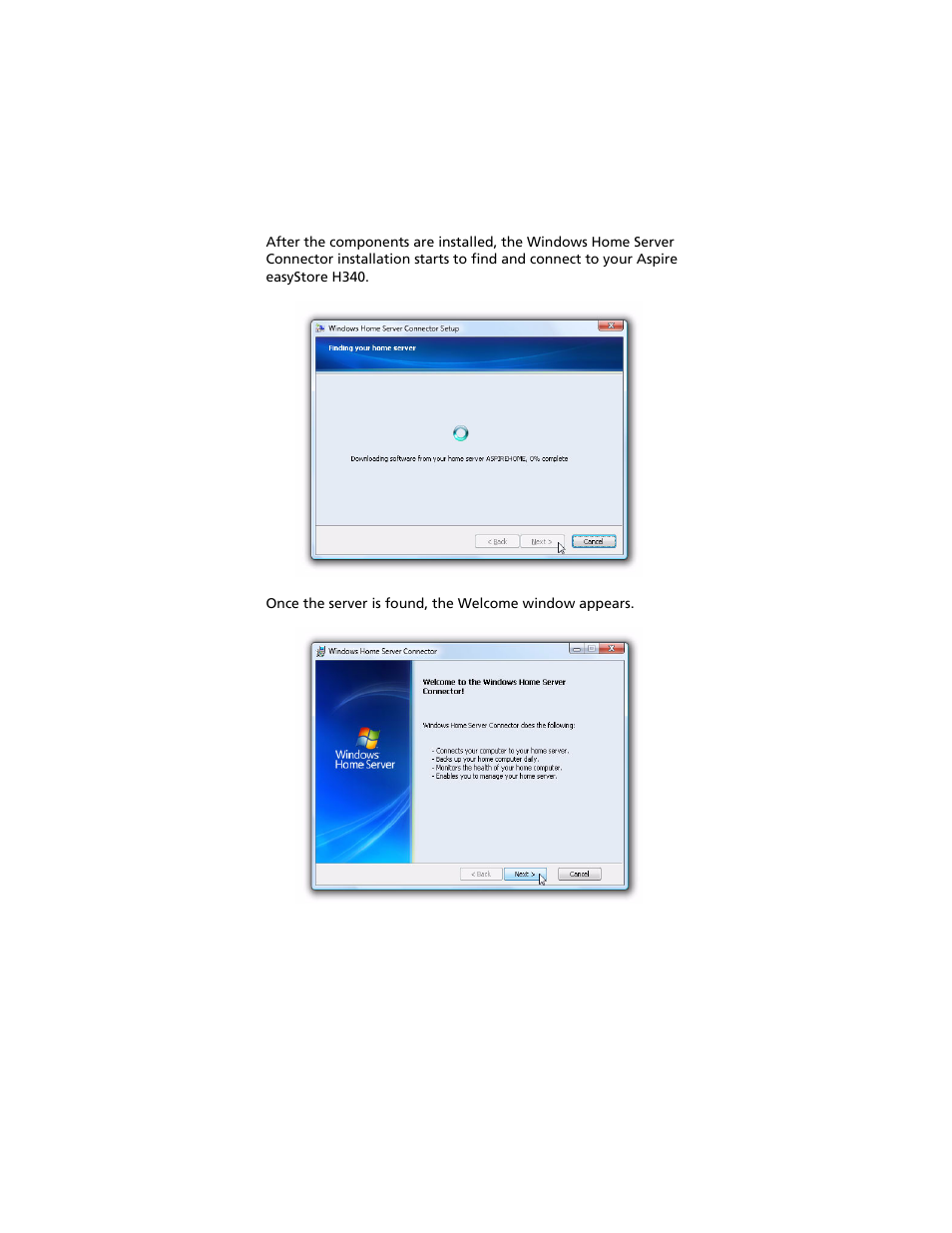 Acer Aspire easyStore H340 User Manual | Page 34 / 148