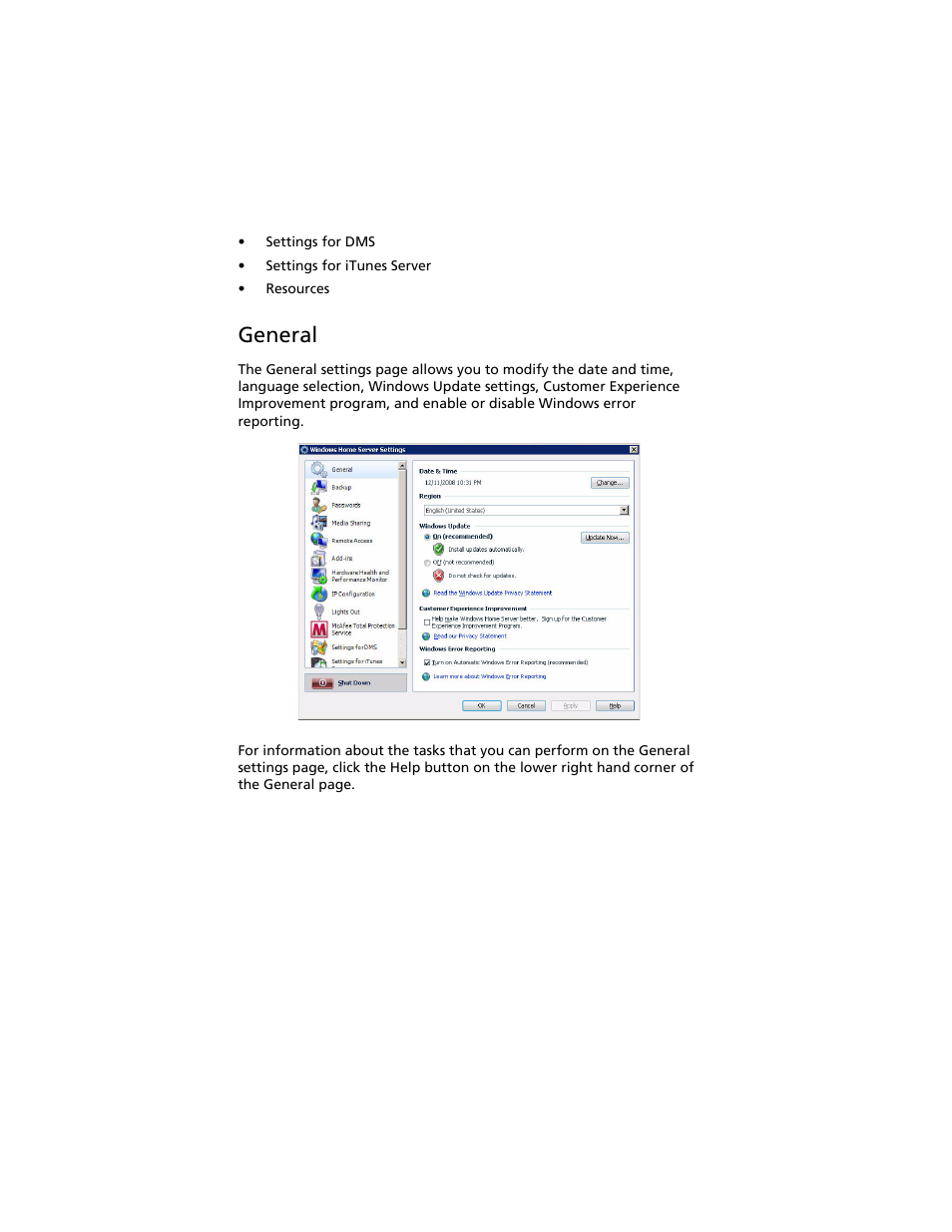 General | Acer Aspire easyStore H340 User Manual | Page 64 / 148